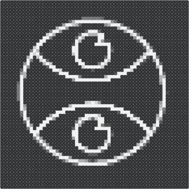 GJONES circle - gjones,logo,geometric,dj,edm,music,white,black