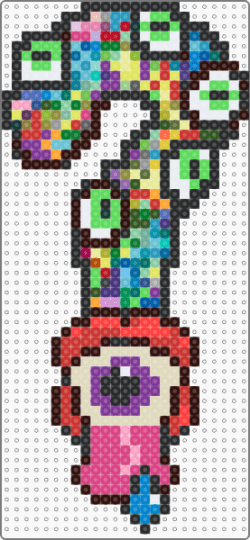 For Paris - question mark,trippy,psychedelic,eyeball,tongue,tentacle,halloween,spooky,teal,red,brown,colorful
