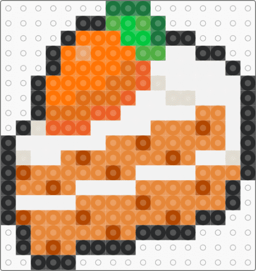 carrot cake - orange,food,cake,carrot,perler