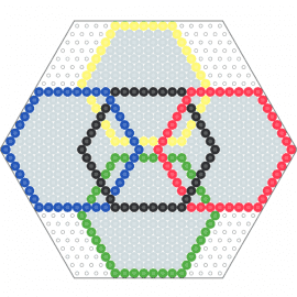 olympics - olympics,rings,geometric,hexagon