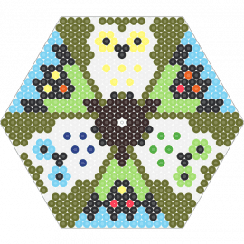 owls & bats - owls,bats,hexagon,animals,trippy,geometric,white,green