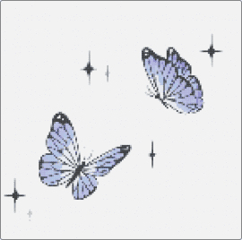 sparkle butterflies - butterflies,insects,winged,sparkles,white,black