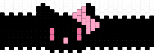 cute lil hk cuff :꣓ ✧˖° - black, cute, cutecore, goth, hello kitty, kawaii, kitty, pink and black, sanrio