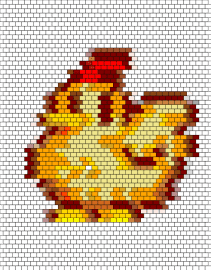 Stardew Chicken - chicken,stardew valley,animal,video game,orange,yellow