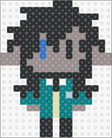 random1 - character,gray,black,teal