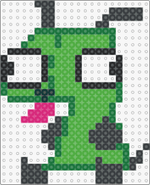 Gir - gir,invader zim,costume,dog,robot,cute,tongue,character,cartoon,tv show,green