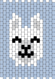 Llama (ms v?) - llama,animal,cute,panel,smile,white,gray