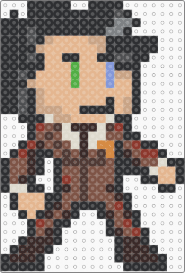 Vincent Hazbin Hotel - black,brown,tan,beige,hazbin hotel