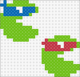 TMNT PAC-Man (Leo & Raphael) - tmnt,pacman,teenage mutant ninja turtles,mashup,leonardo,raphael,characters,green,red,blue