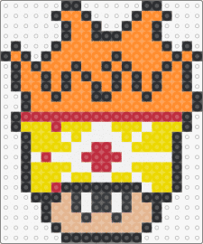 Firestorm shroom - firestorm,superfriends,mushroom,mashup,orange,yellow