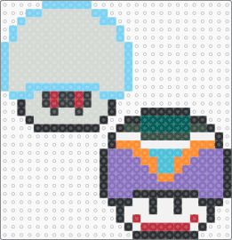 Mr. Freeze & The Joker shrooms - mr freeze,joker,batman,mushrooms,mashup,mario,comic,villains,gray,purple