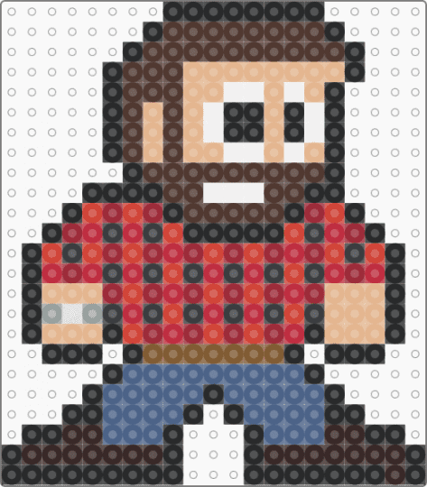 Al Borland (Red Flannel) - al borland, beige, blue, brown, character, home improvement, red, tv show