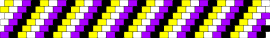 Nonbinary diagonal stipes - nonbinary,pride,diagonal,stripes,cuff,community,support,purple,yellow
