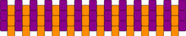 PURPORG - simple,vertical,stripes,cuff,orange,purple