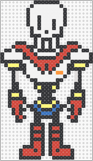 papyrus overworld sprite - black,white,red