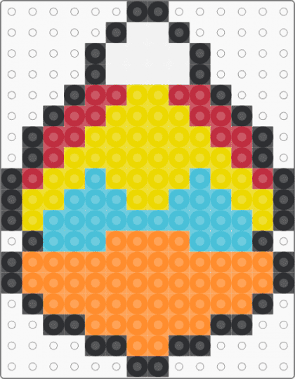 Ssbu king dd icon - orange,yellow