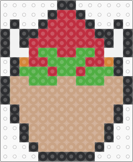 Ssbu bowser icon - red,beige