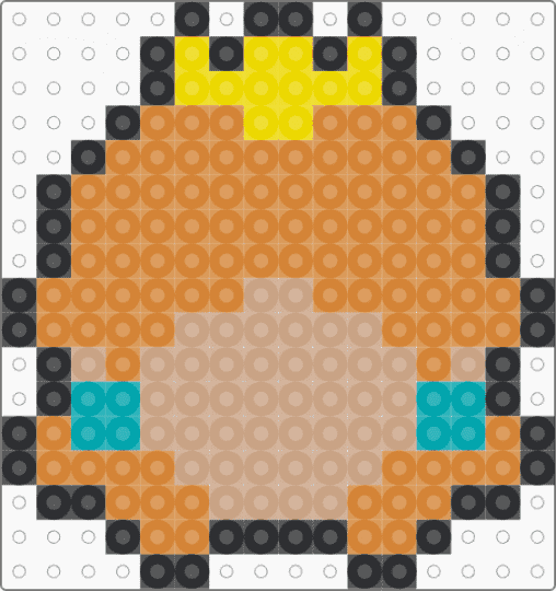 Ssbu Daisy icon - orange,beige