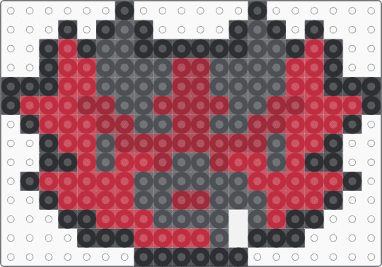 Ssbu Incinaroar icon - gray,red