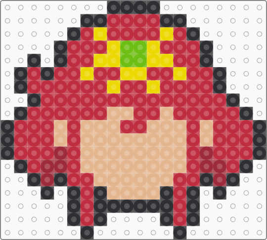 Ssbu pyra icon - beige,red