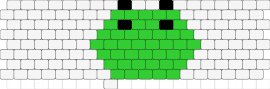 Froog - frog,simple,cuff,green,white