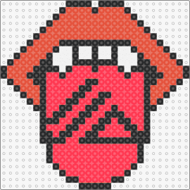 ATLien - Tongue - atliens,tongue,mouth,logo,edm,music,dj,red,black