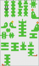 cactus kawaii - cactus,3d,plant,kawaii,puzzle,character,green