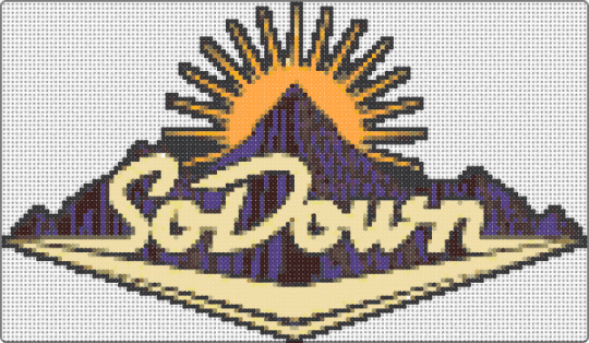 SoDown - beige, brown, orange, purple