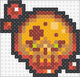 Evil Cookie - evil cookie,cookie clicker,skull,spooky,video game,orange