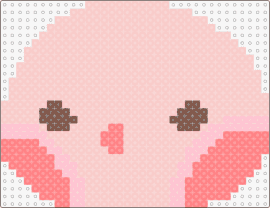 Mochi Face - mochi,face,cute,character,pink