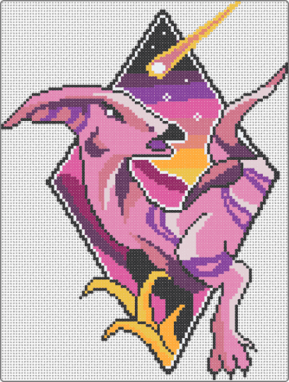 Dinosaur Panic - dinosaur,meteor,retro,pink