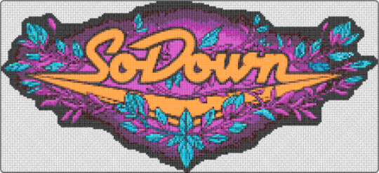 So Down - brown,pink,orange