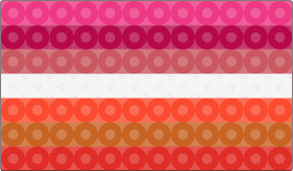 Lesbian Flag - lesbian,pride,flag,simple,pink,orange