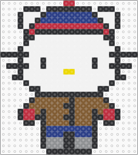 Stan Marsh Hello Kitty - white,red,tan,blue