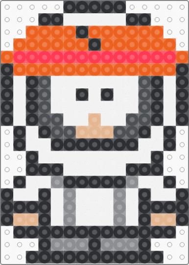 Kenny McCormick Boy Band Outfit - white,gray,orange