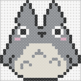 totoro - my neighbor totoro,ghibli,character,anime,movie,gray,beige