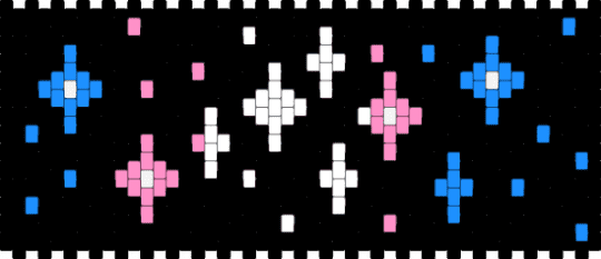 trans - black,pink,light blue