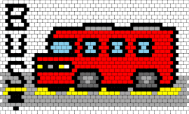 BUS! - bus,vehicle,automobile,panel,car,red,gray