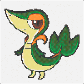 Snivy - snivy,pokemon,character,starter,gaming,green,yellow