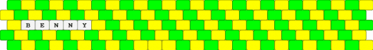 Benny - green,yellow