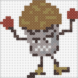 Muffin man - muffin,character,food,gray,brown