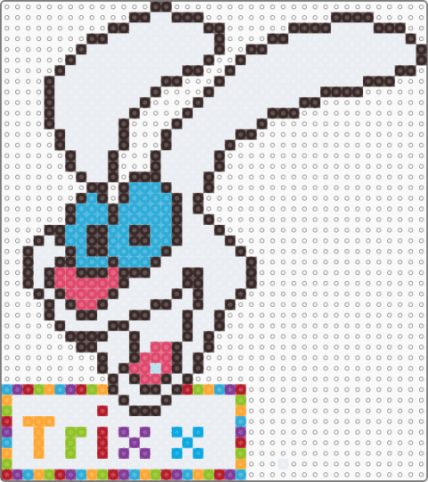 Trixx - white,brown,light blue