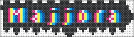 Majjora - black,pink,light blue,blue