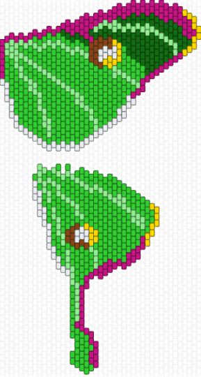 Moth wing 1# - green