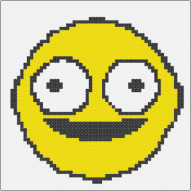 Smiling freinds - smiling friends,face,logo,eyes,tv show,cartoon,smiley,yellow,white