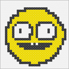 Small smiling freinds - smiling friends,face,logo,eyes,tv show,cartoon,smiley,yellow,white