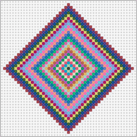 Diamond all line different color - diamond,geometric,stripes,colorful,panel,tapestry,trippy,pink,teal