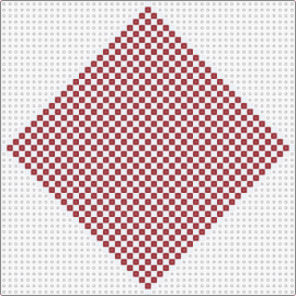 Diamond 2 colors - diamond,checkered,geometric,trippy,grid,red