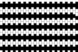 Kandi Wallet Panels (In Progress) - horizontal,stripes,zipper,panel,wallet,black,white