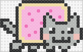 Nyan Cat - nyan cat,poptart,meme,character,cute,gray,pink